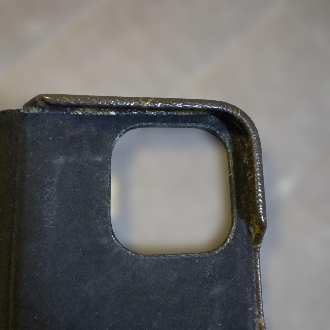 ルイヴィトン iPhone14 Pro フォリオ モノグラム 手帳型ケース特注品