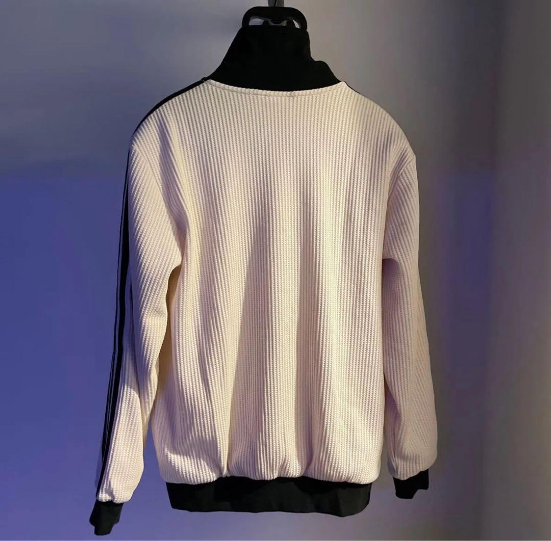 adidas アディダス ホワイト ワッフル トラックジャケット