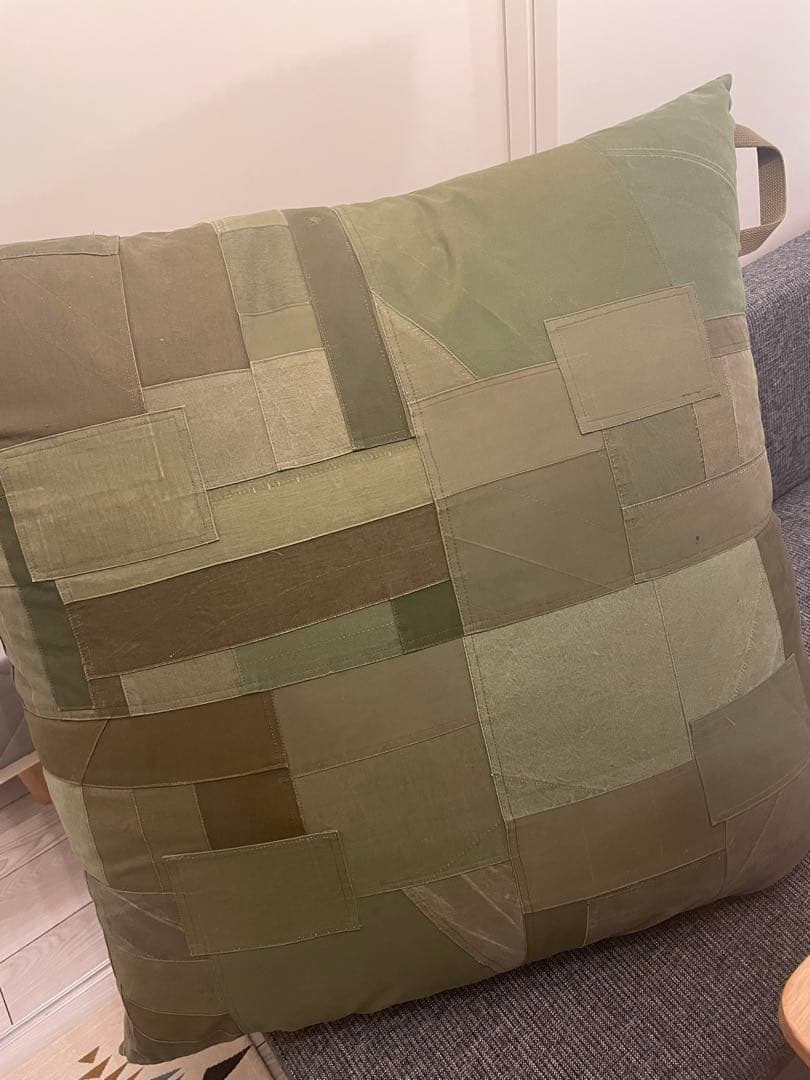 hoboクッション2個セットCUSHION UPCYCLED PATCHWORK