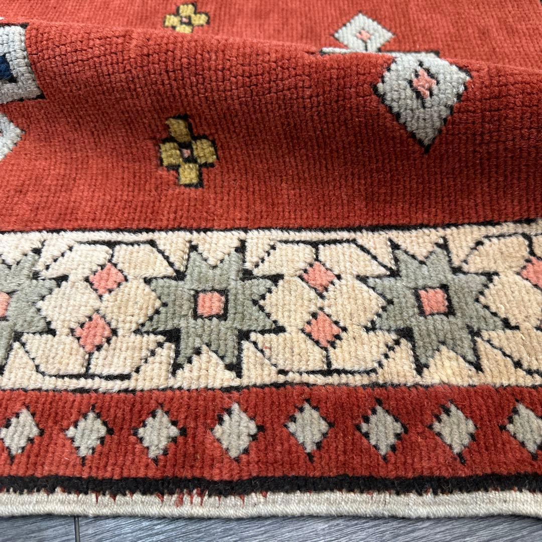 82x103cmモロッコ絨毯ヴィンテージ ラグ