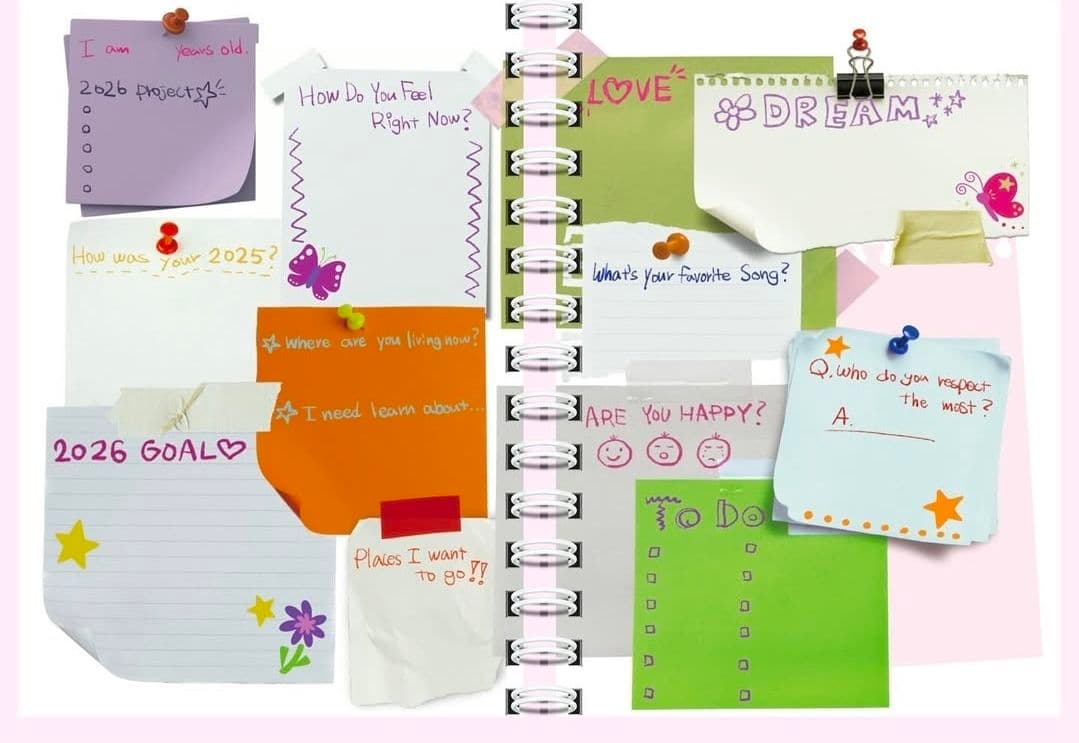 2026年Diary　AtelierDorf スケジュール帳　加藤愛里