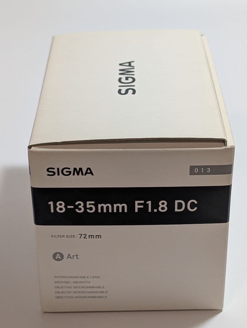 【美品】SIGMA Art 18-35mm F1.8 DC HSM CANON