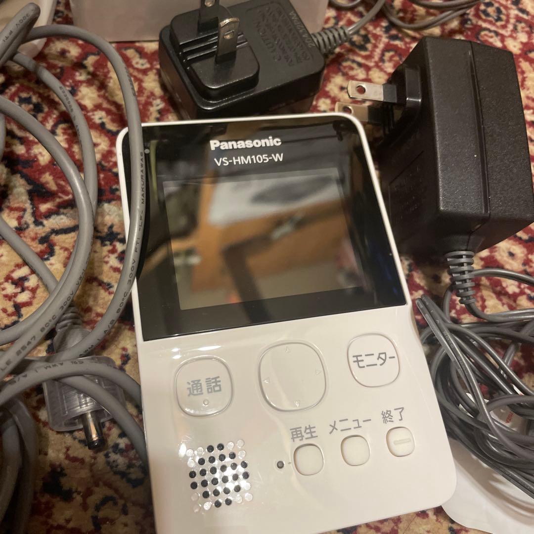 Panasonic モニタ＋カメラ VS-HM105-W KX-HJC100-W