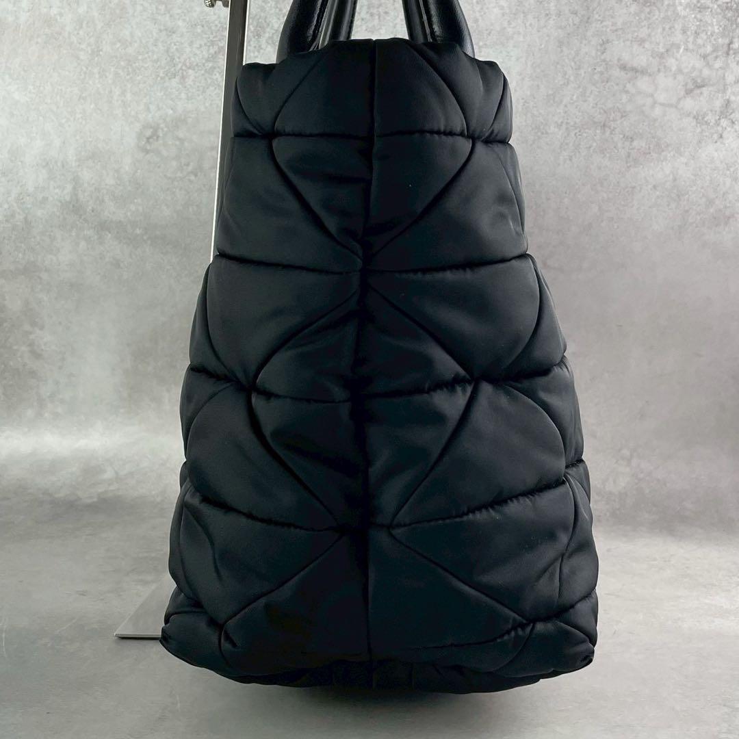 【未使用級】プラダ ハンドバッグ 2way 三角 Re-Nylon ブラック