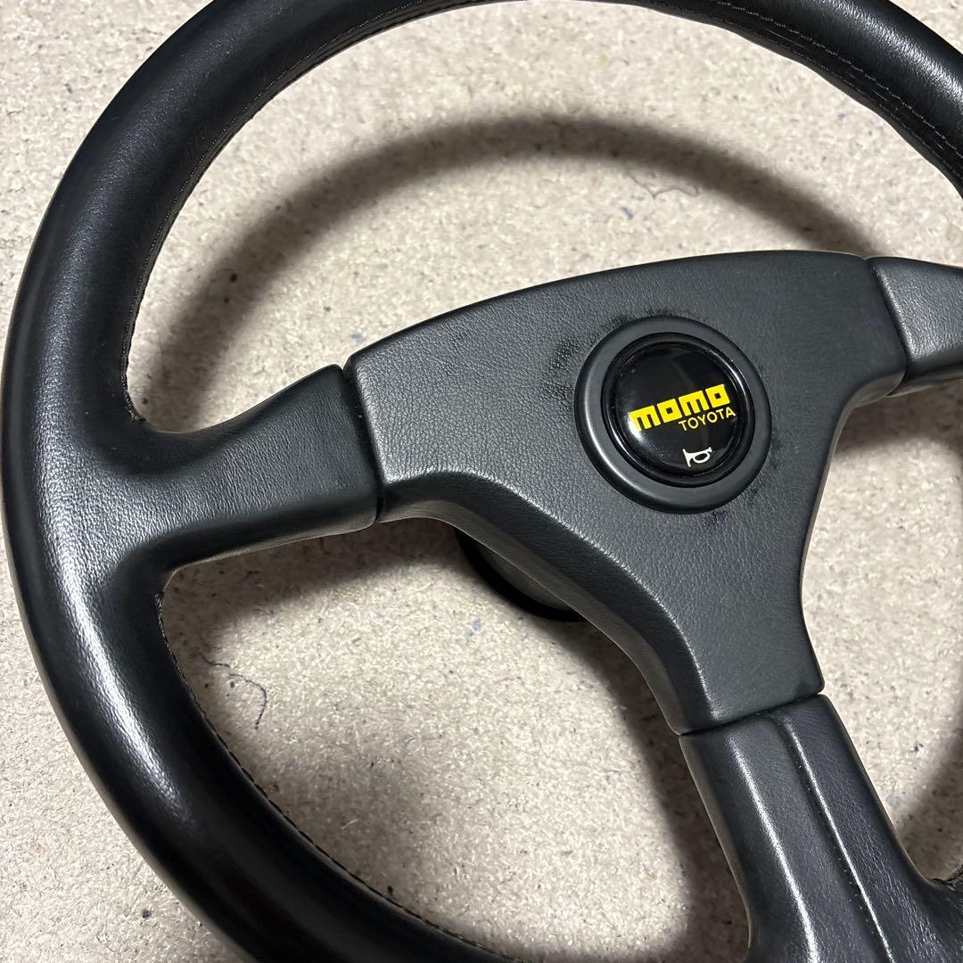 momo TOYOTA ステアリングホイール 黒