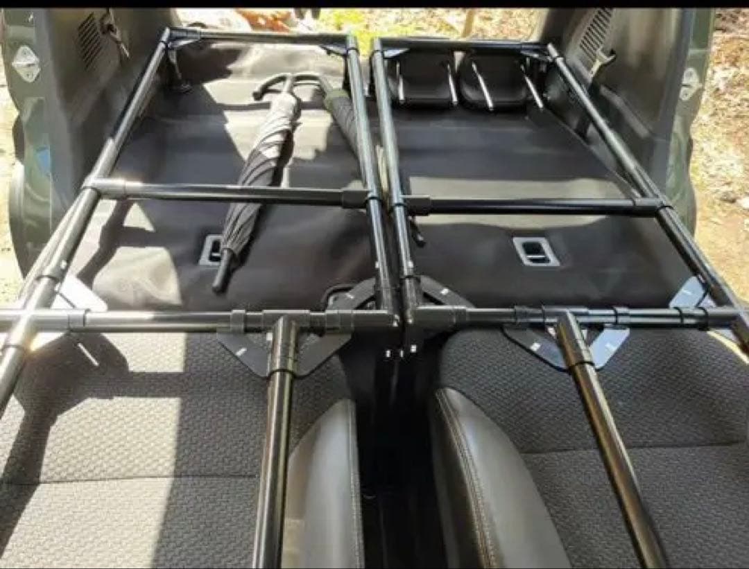 【最終値下げ】車中泊用　手作りフラットベッドキット　スズキハスラー