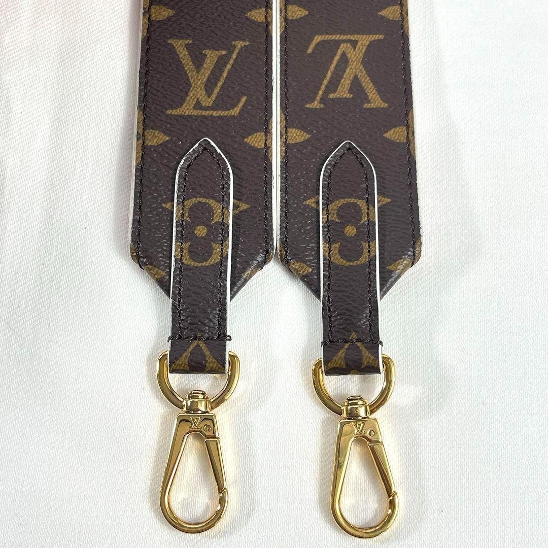 ルイヴィトン ショルダーストラップ モノグラム PVC ブラウン