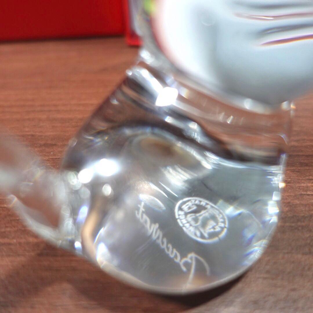 【SALE】未使用　バカラ　ミニマルズ　キャット　猫　クリスタル　置き物