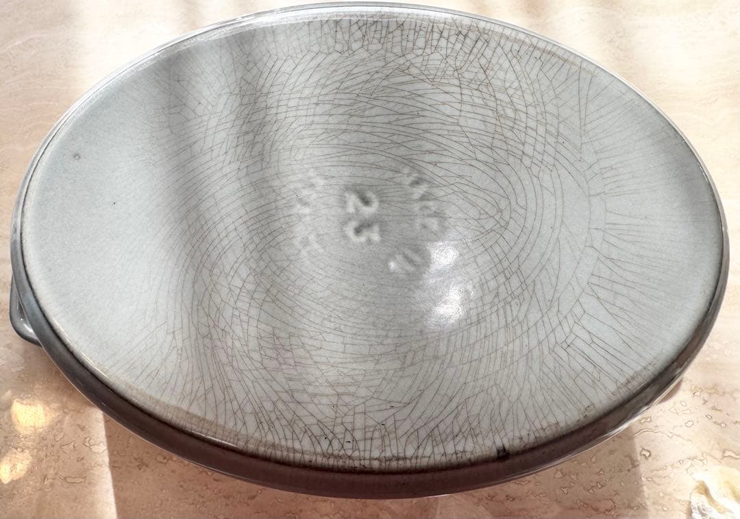 staub ピコ・ココット オーバル23cmグレー