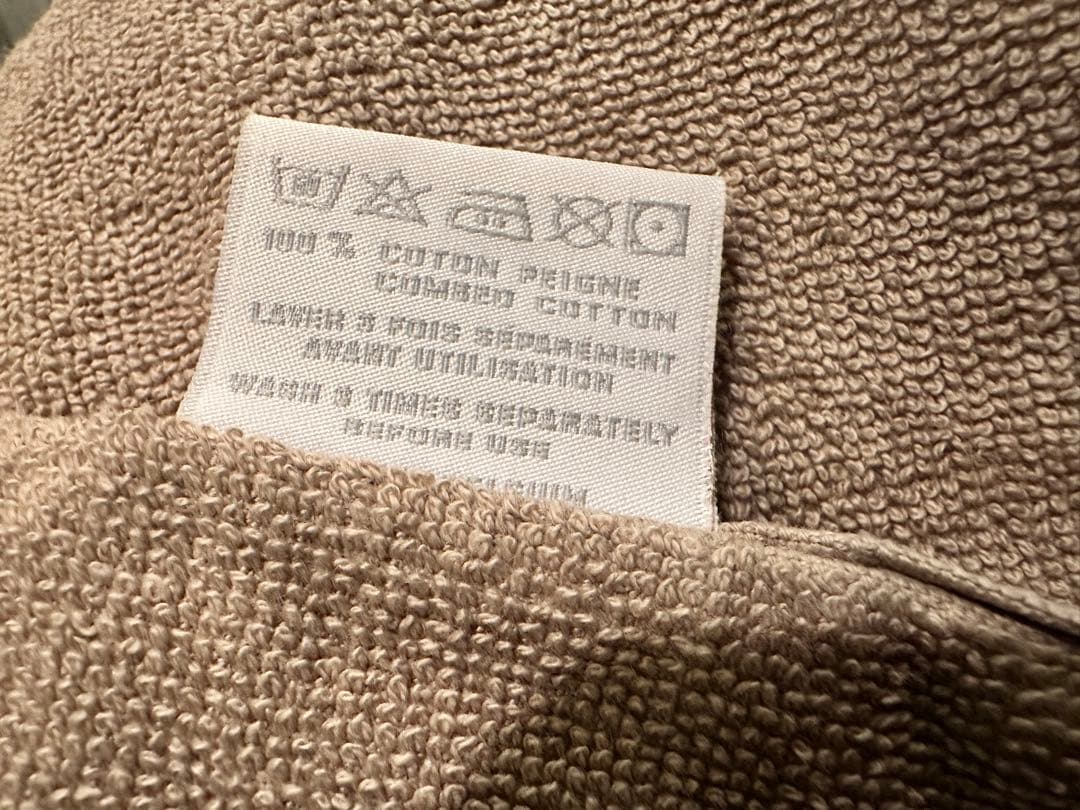 パリ本店購入！エルメス　ベルギー製バスタオル 2枚セット！