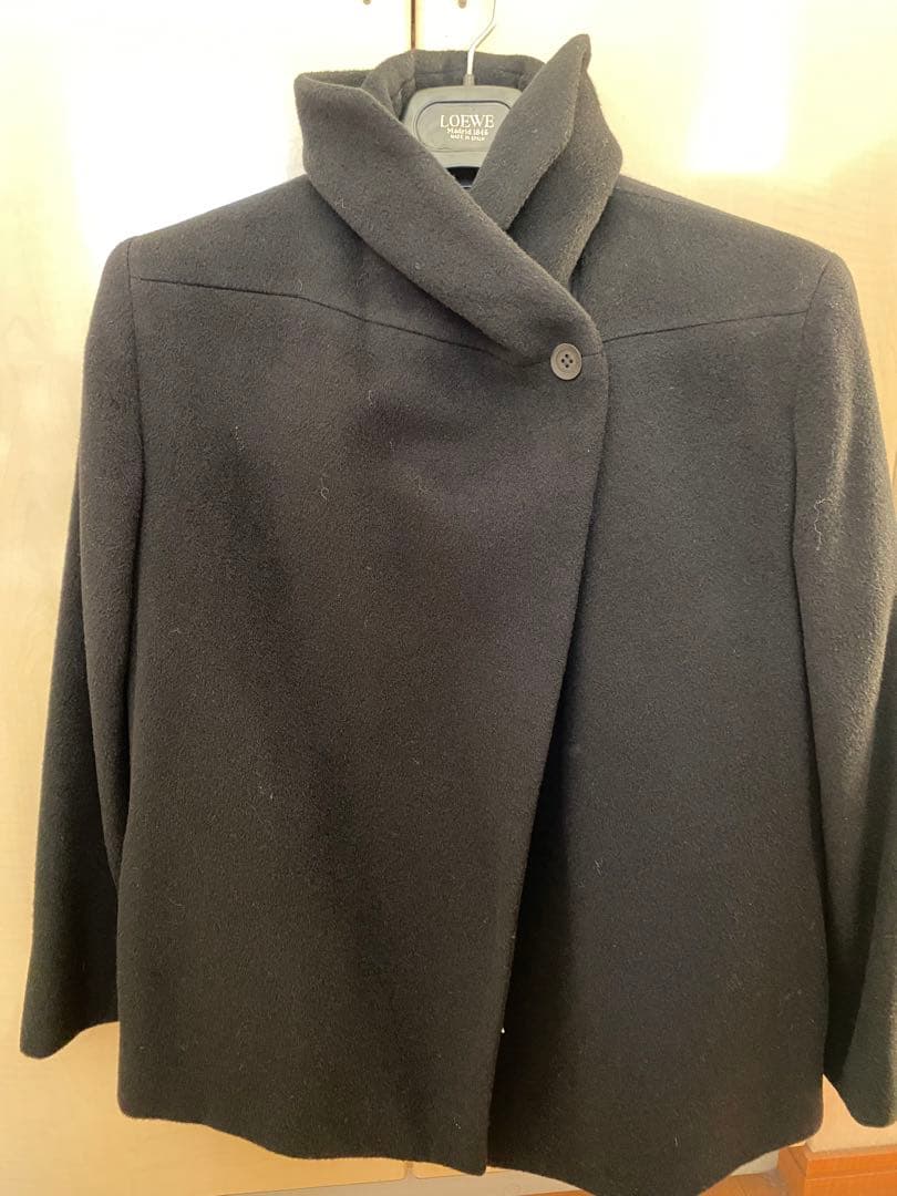 ロエベ　ウールショートコート