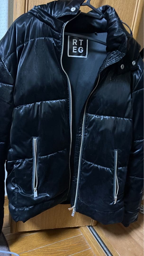 RT EG ブラック ダウンジャケット M