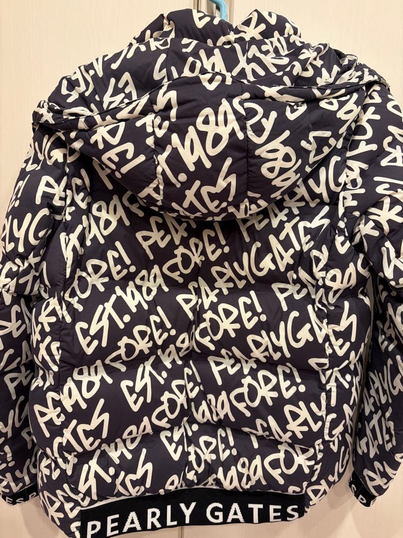 ❣️美品❣️【PEARLY GATES】ダウン ネイビー/ホワイト