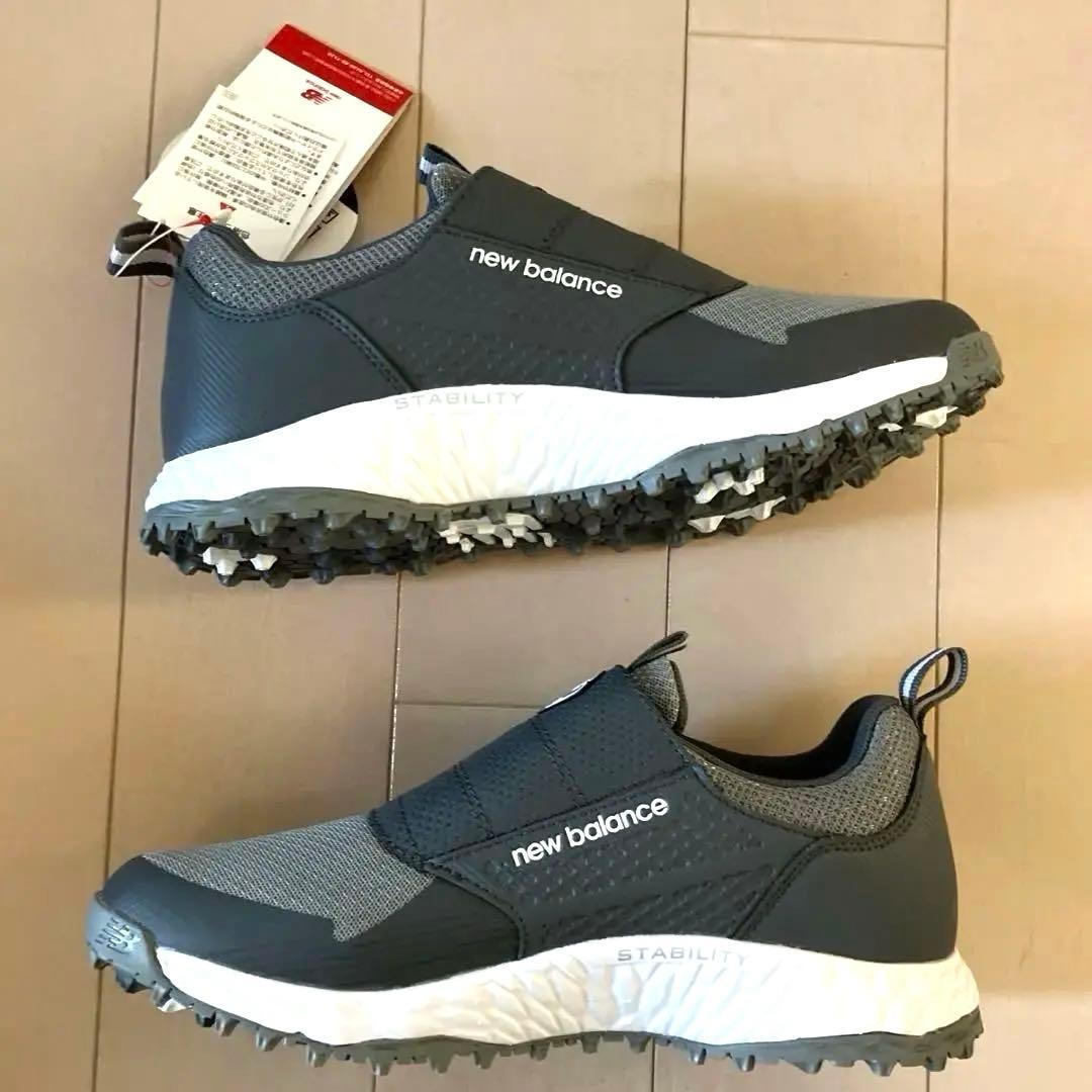 【新品】ニューバランス／ゴルフシューズ／スパイクレス／25.5cm／限定カラー