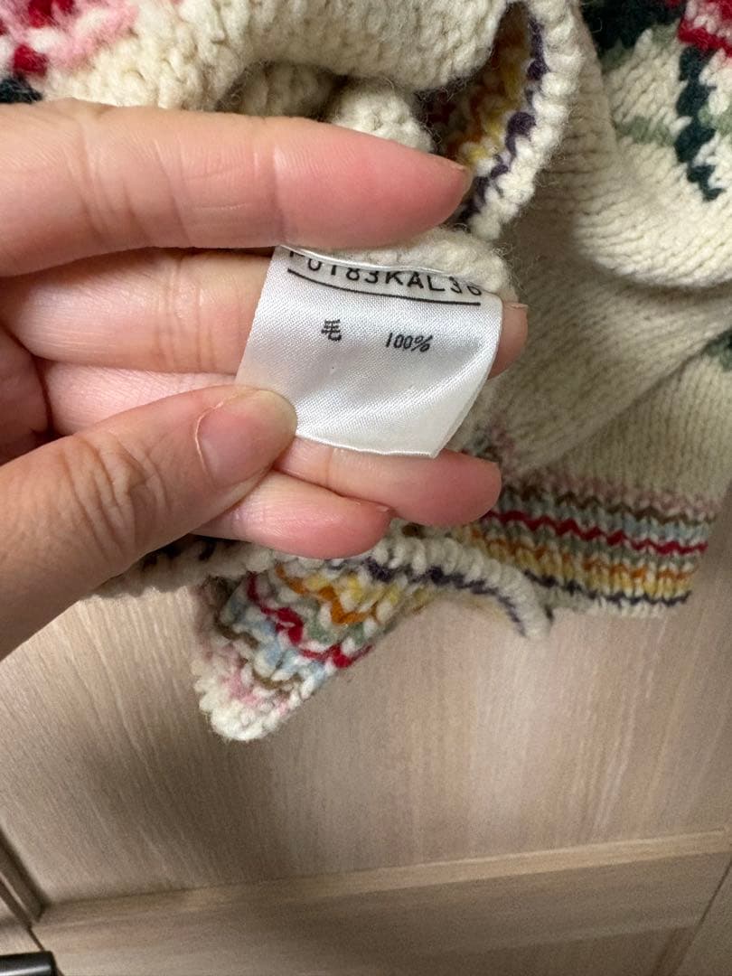 ピンクハウス　薔薇　カーディガン　アウター