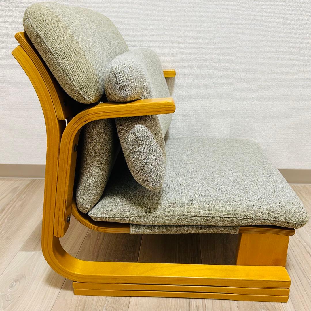 【美品】 通販生活 楽座椅子 カタログハウス　座椅子 クッション
