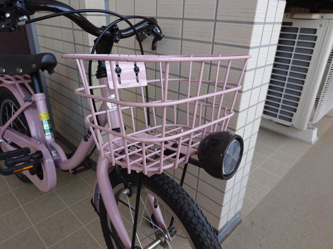 あんな【bikke m ビッケ】子供用自転車 オールドローズ 16インチ