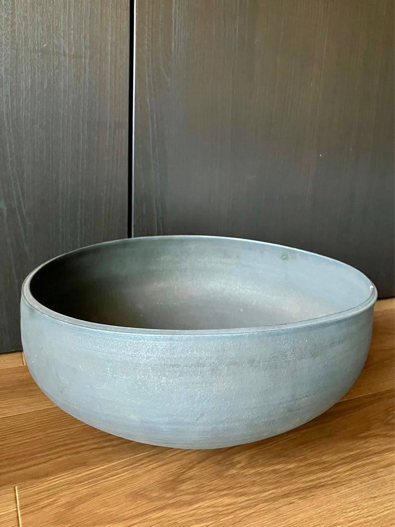 伊藤環　錆銀彩大鉢