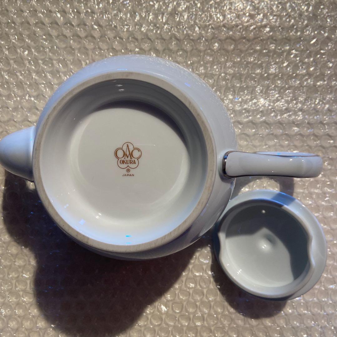 大倉陶園　呉須正倉院　ポット（大）