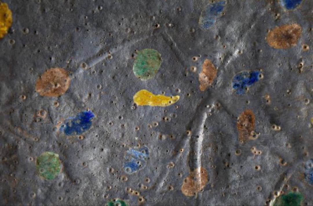 北大路魯山人　銀彩　四方平皿　角皿