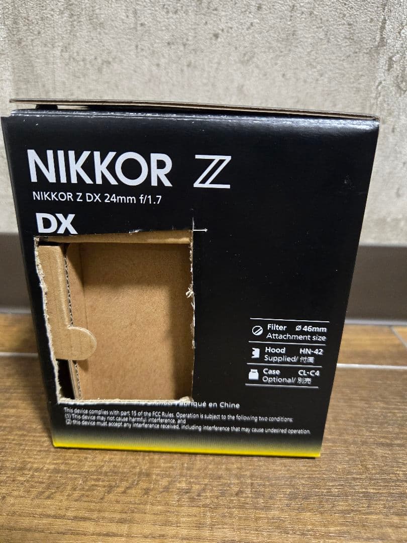 レンズ(単焦点) Nikkor Z 24mm f1.7