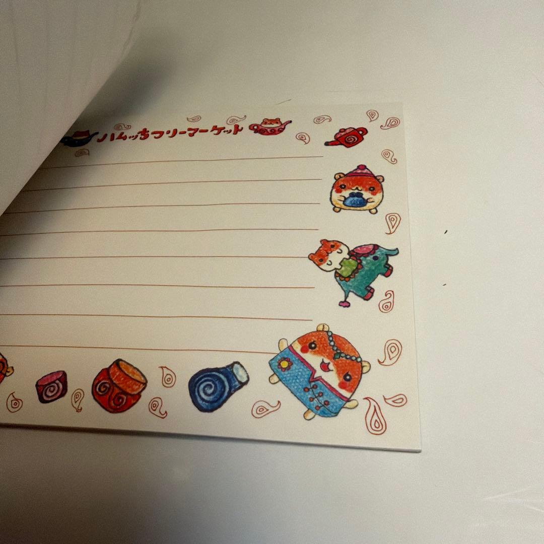 ハムッちフリーマーケット メモ帳 平成レトロ　ハムスター