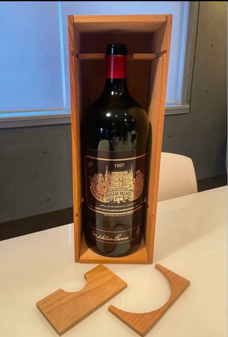 1997年 シャトー・パルメ　空瓶 （マチュザレム）マグナムボトル 木箱付き