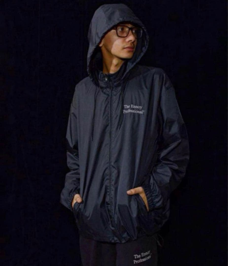 ennoy packable nylon jacket XL 美品　black