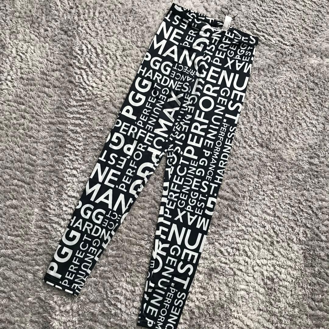 未使用　パーリーゲイツ　総柄　レギンス　PGG ゴルフウェア