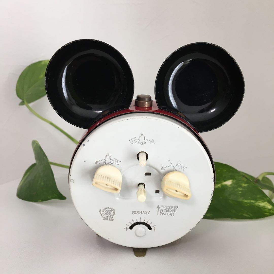 希少　レトロ　BRADLEY   ミッキー    目覚まし時計