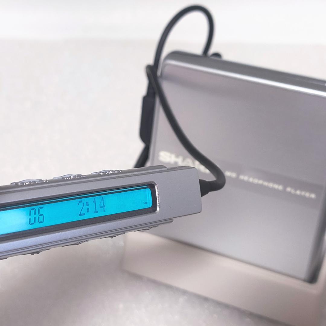 SHARP MD-J ポータブルMDプレーヤー MD-ST600-S