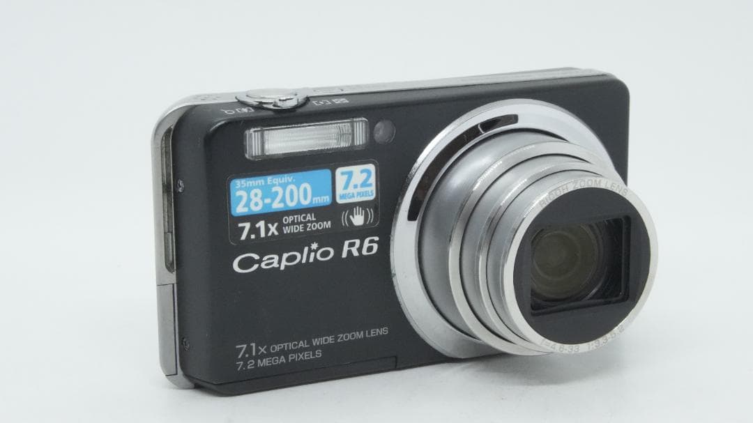 【A3196】 RICOH Caplio R6 ブラック リコー キャプリオ