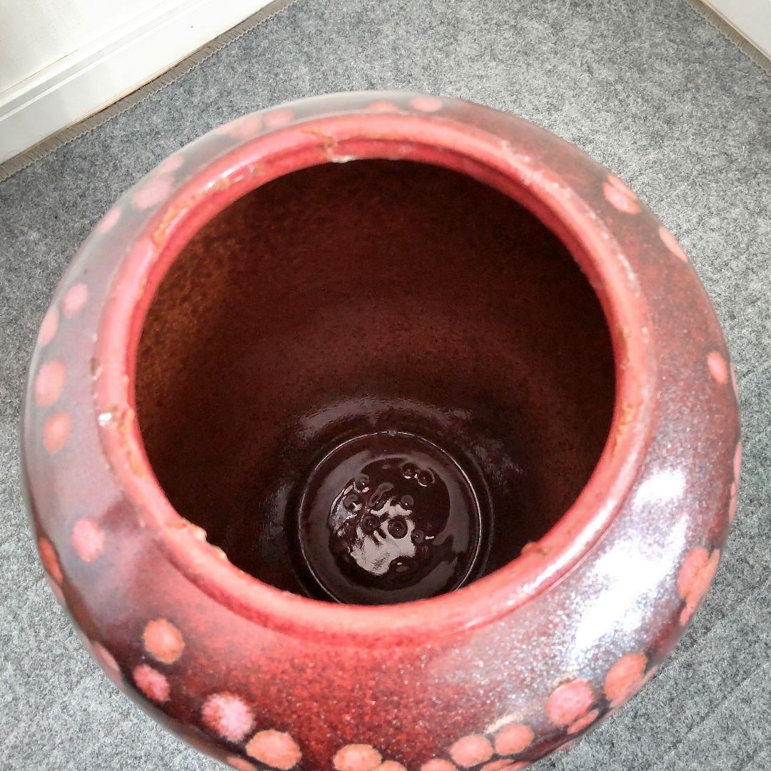 大型花器　西ドイツ　ファットラバ　W.GERMANY　フラワーベース　38cm