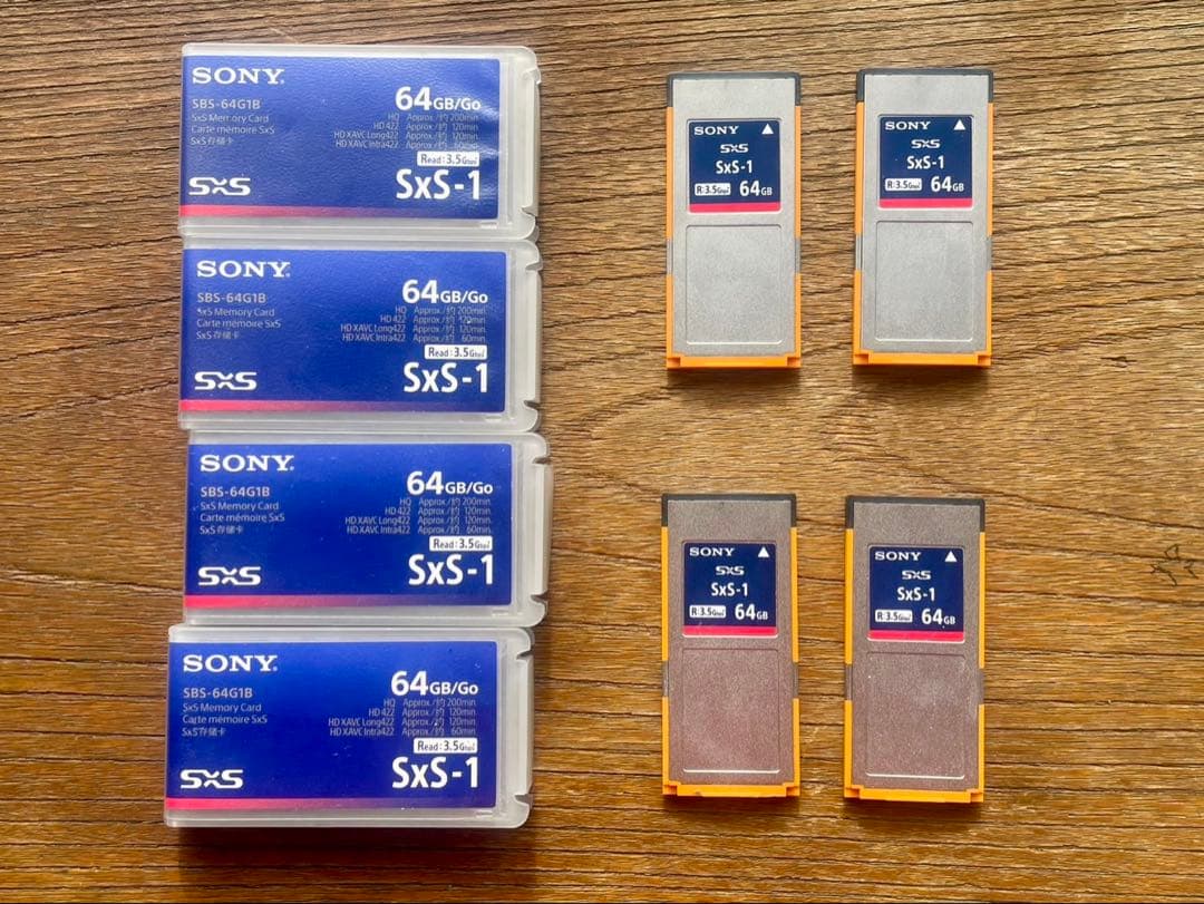 【バラ売り可】SONY SxS &アダプタ&リーダーセット