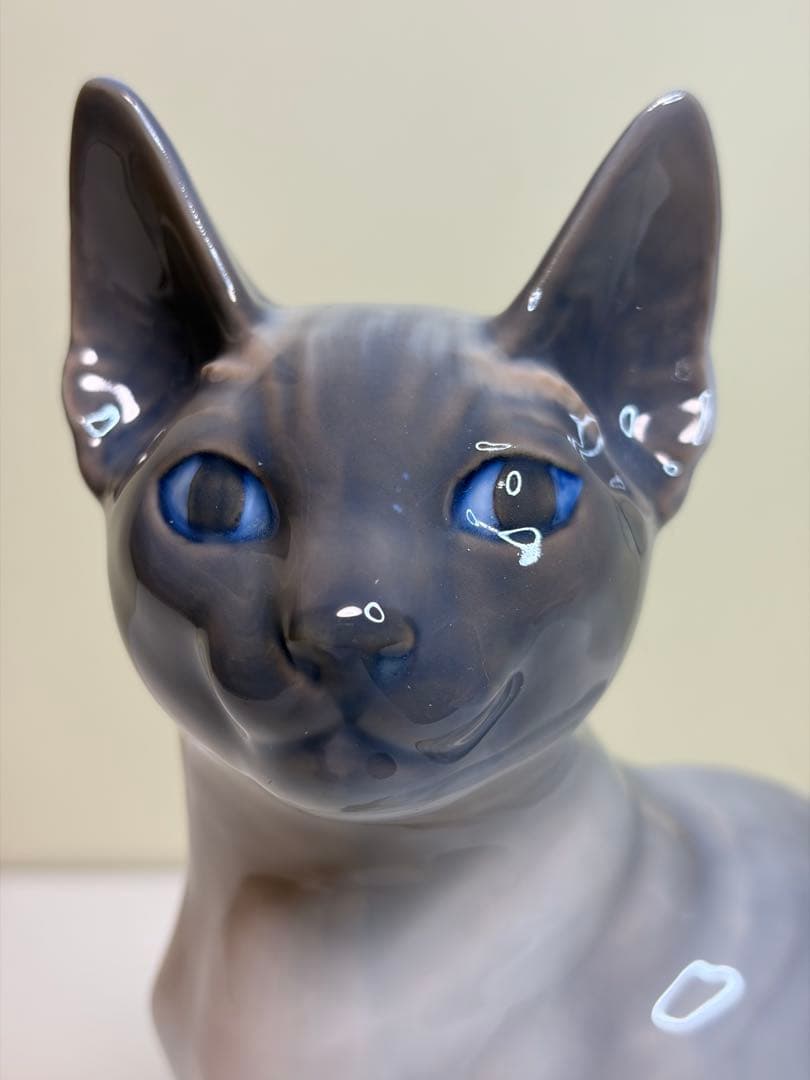 ロイヤルコペンハーゲン　シャム猫陶器飾り