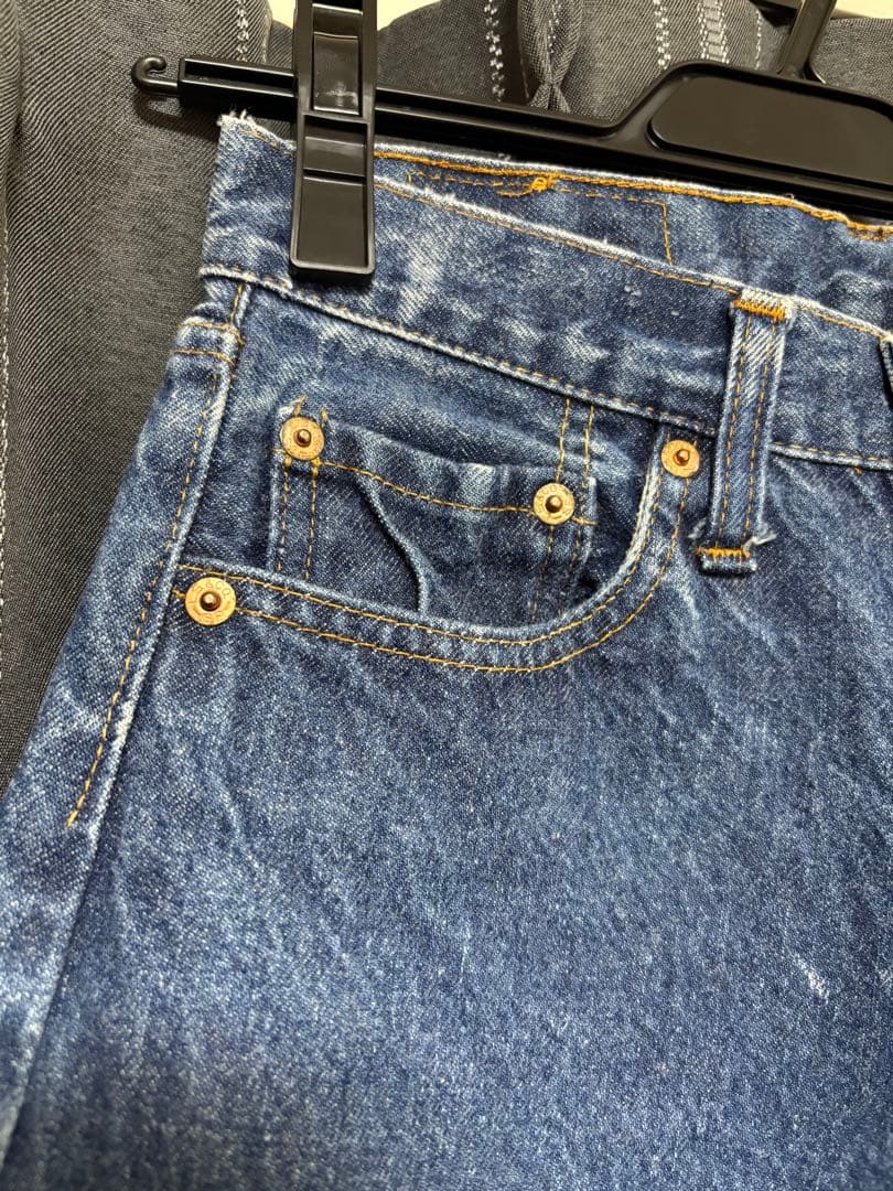 リーバイス501 66後期　ボタン裏6 w27L32