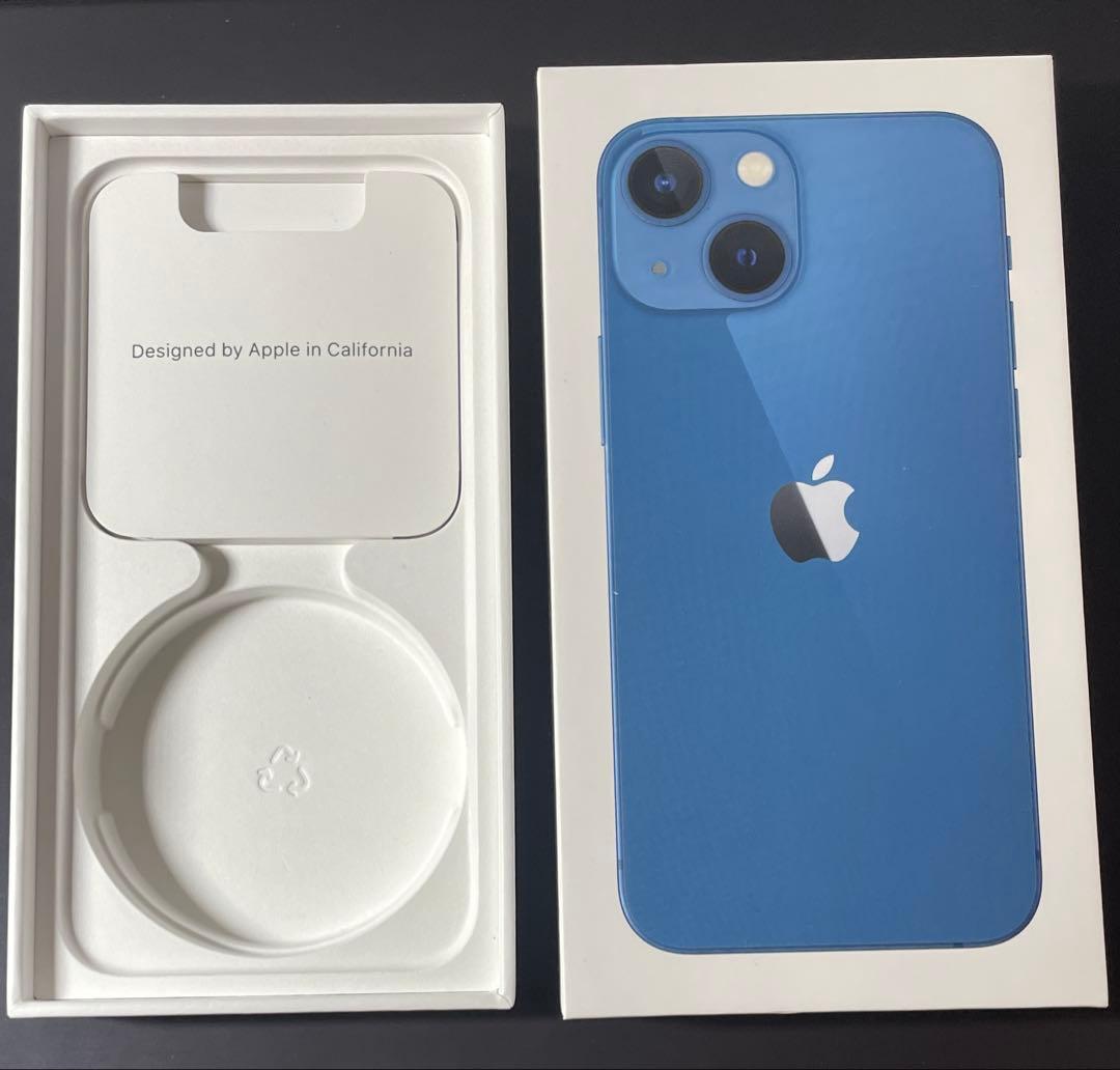 iPhone13mini 128GB ブルー バッテリー100%