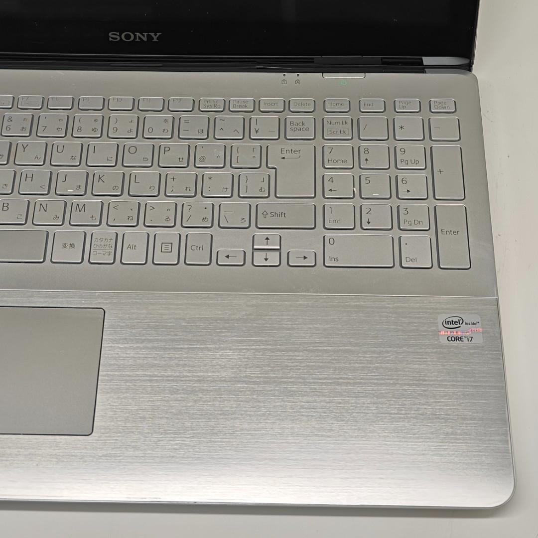 【VAIO】SVF 高速i7 SSD256GB 12GB シルバー ノートPC