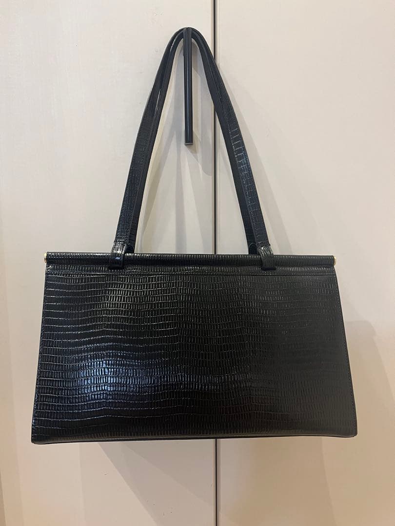 トゥティエ SAC PARALLÈLE LIZARD BLACK