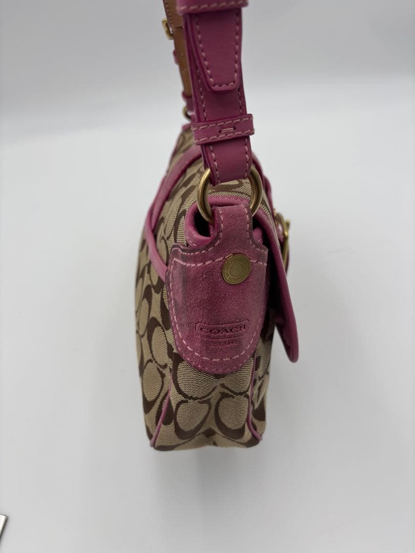 希少 COACH コーチ ソーホー シグネチャー ワンショルダーバッグ 1482