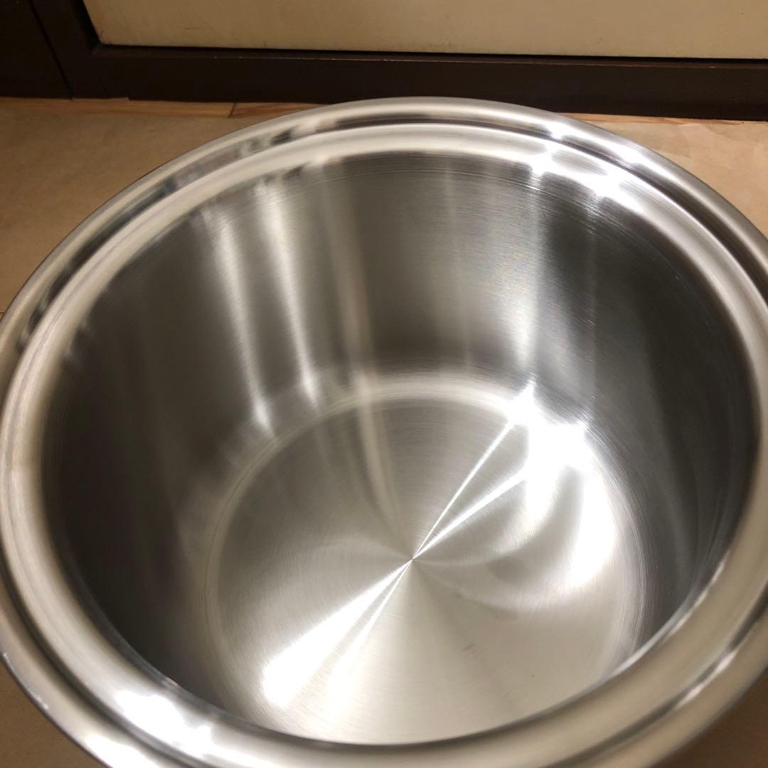 未使用　タッパーウェア　レインボークッカー 19cm寸胴鍋