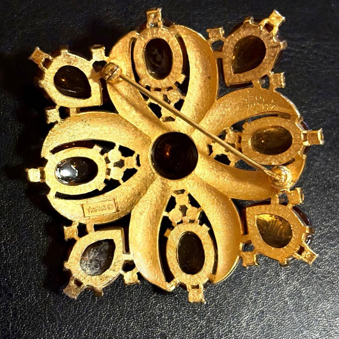 【50s.60s】TRIFARI トリファリ　ヴィンテージ　ブローチ