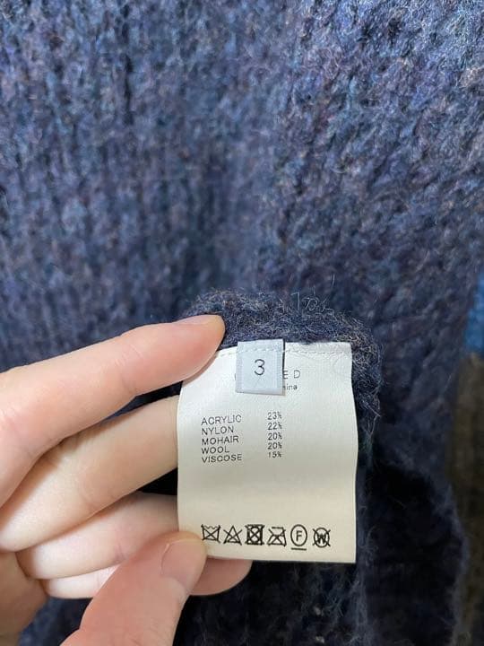 G*a様 UNUSED US1321 Hand-Kniting Sweater