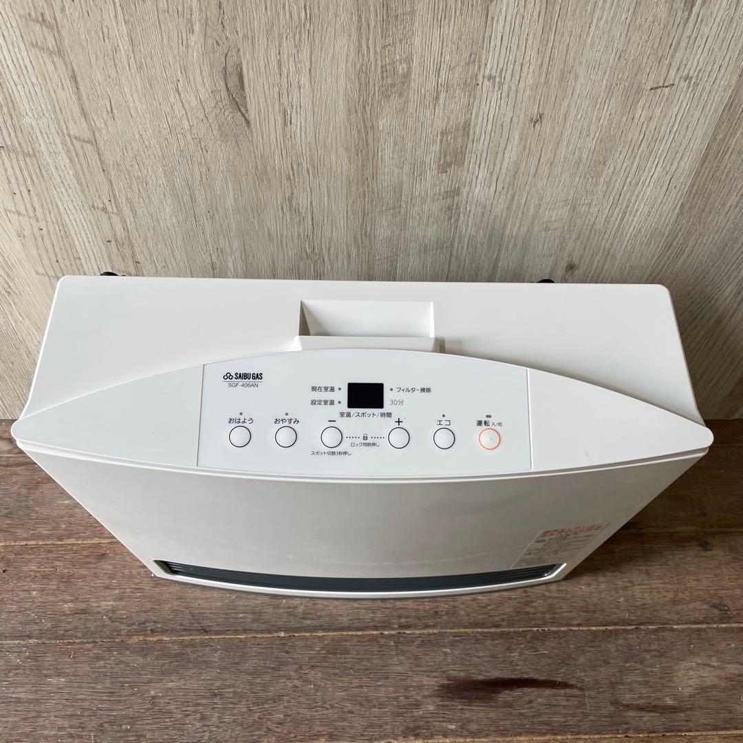 西部ガス ガスファンヒーター SGF-406AN ノーリツ 都市ガス 17年製