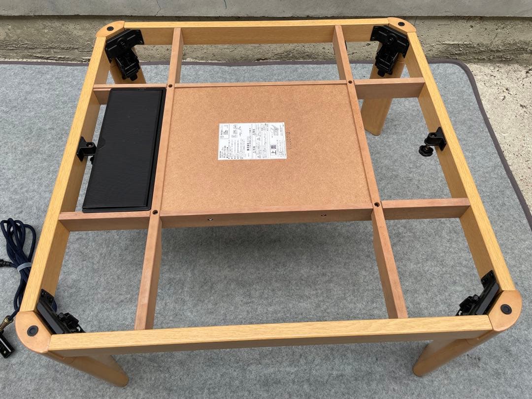 美品　ニトリ　折れ足　コタツテーブル　PLS3-75