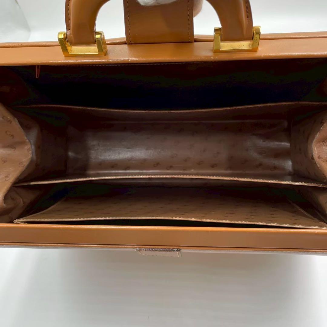 極美品　カランダッシュ　レザーブリーフケース　ダレスバッグ　本革　キャメル