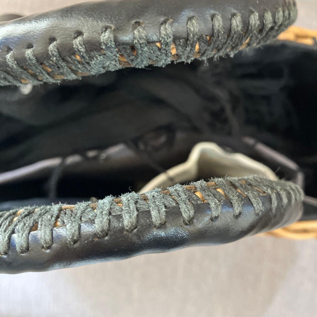 定番完売 エバゴス ebagos 横長かごバッグ 紅籐かごバッグ 黒リネン被せ