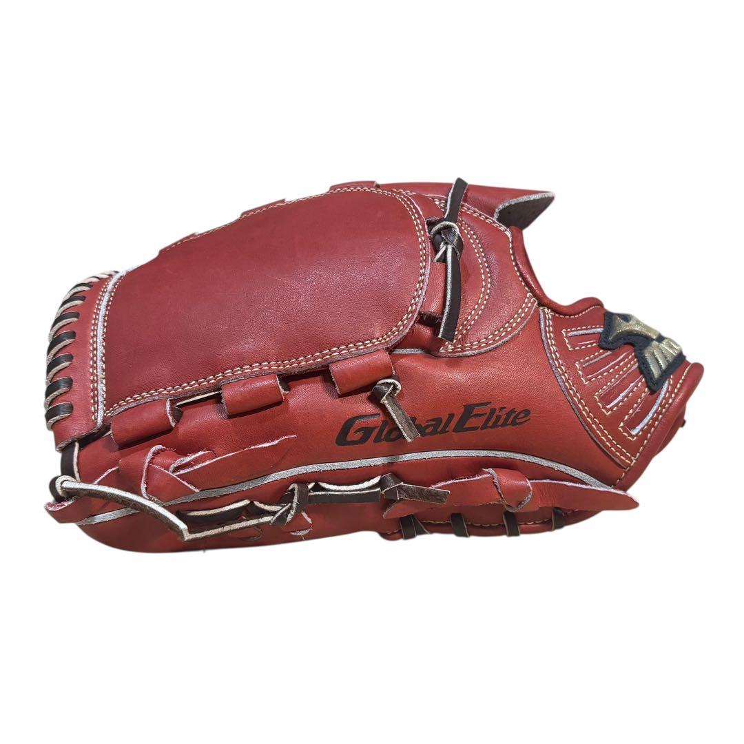 MIZUNOグローバルエリート 左投げ用 サウスポー 左 Lサイズ赤