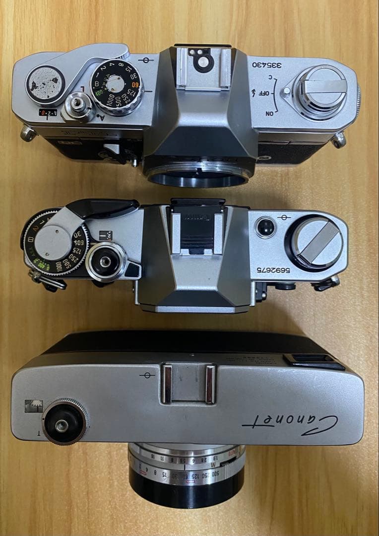 Canon AE-1 FTb Canonet 一眼レフフィルムカメラ 3台