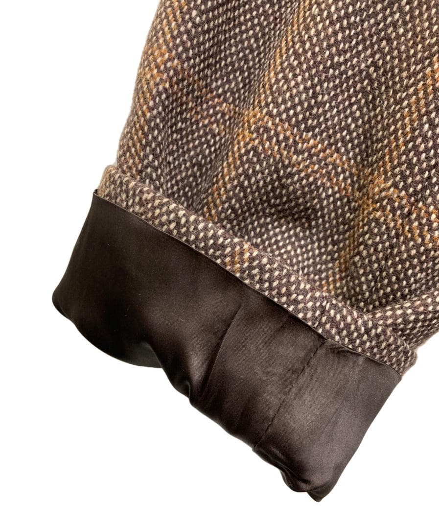 LARDINI ラルディーニ ヘリンボーン フーデッドコート サイズ：48